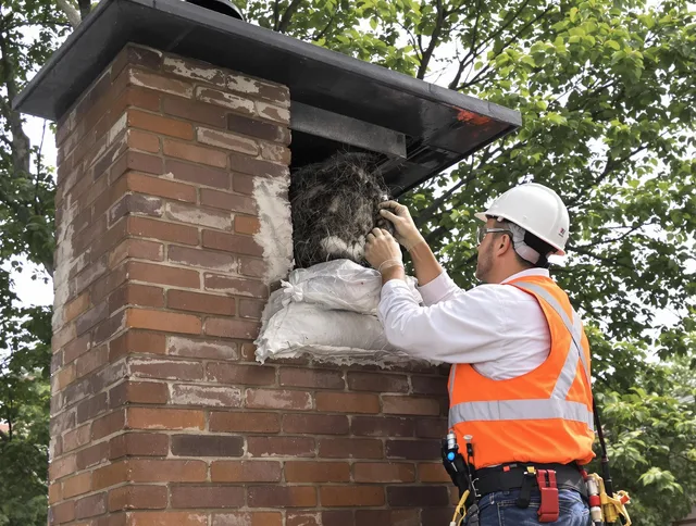 Humane removal of debris and animals by Laguna Hills Chimney Sweep in Laguna Hills, CA
