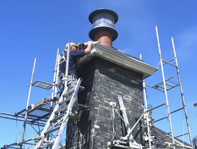 Sturdy chimney crown finished by Laguna Hills Chimney Sweep in Laguna Hills, CA