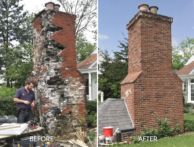 Laguna Hills Chimney Sweep performing a full chimney restoration in Laguna Hills, CA