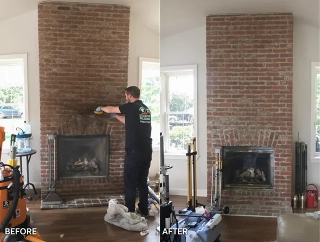 Finished chimney sweeping service by Laguna Hills Chimney Sweep in Laguna Hills, CA