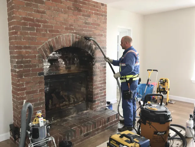 Laguna Hills Chimney Sweep expert performing detailed chimney sweep in Laguna Hills, CA