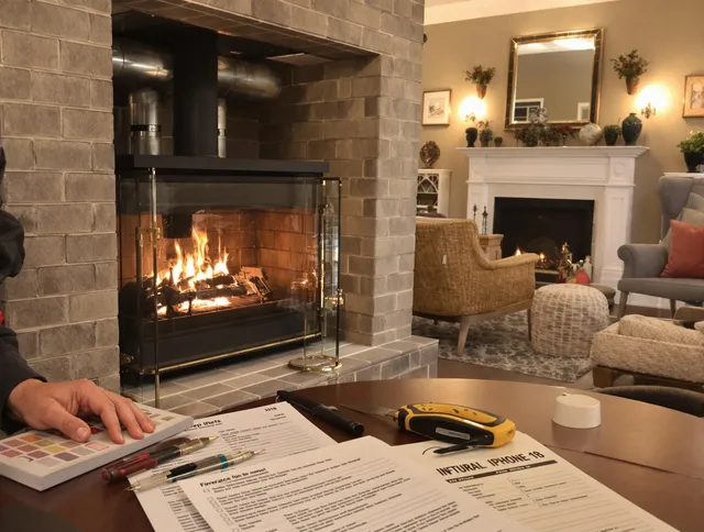 Laguna Hills Chimney Sweep verifying fireplace safety measures in Laguna Hills, CA